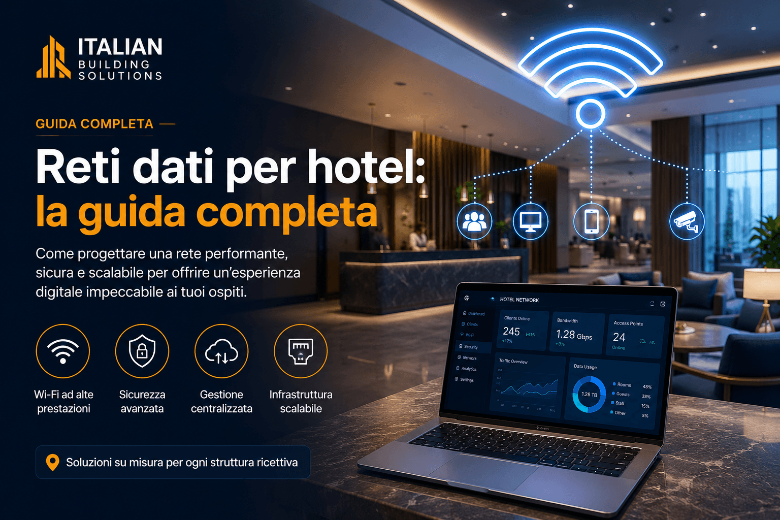 Come progettare una rete dati moderna per hotel