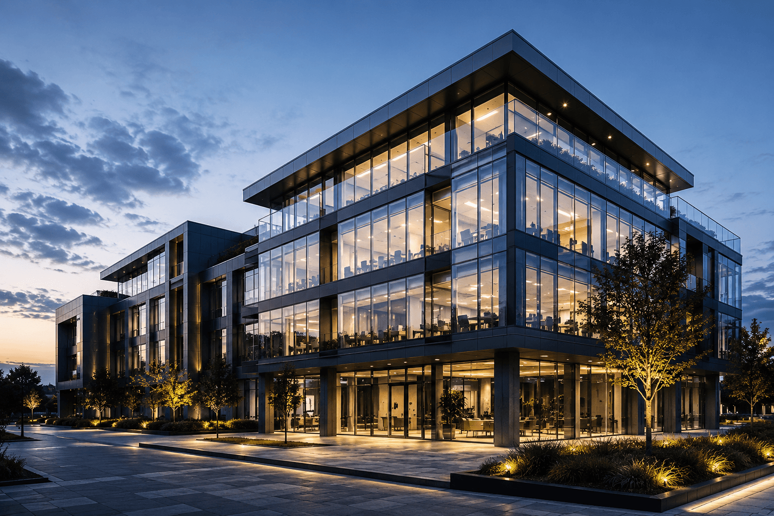 Edificio moderno coordinato da Italian Building Solutions